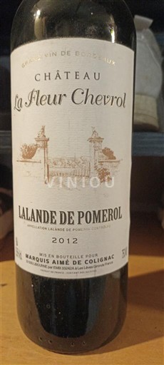 Bordeaux Lalande-de-pomerol Château La Fleur Chevrol 2012