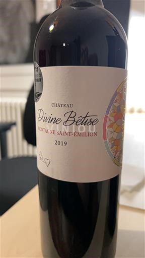 Bordeaux Montagne-saint-émilion Château Divine Bêtise 2019