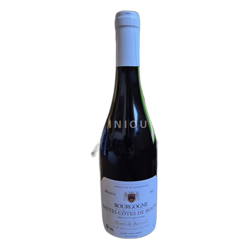 Burgundi Beaunen Ylämaat Henri de Bareuil 2019