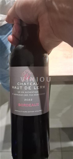 Burdeos Bordeaux Château Haut de Lerm 2022