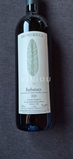 Piemonte Barbaresco Bruno Rocca 2020
