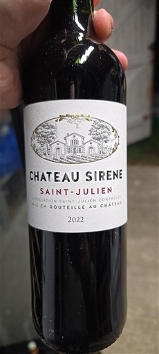 Bordeaux Saint-Julien Château Sirene 2022