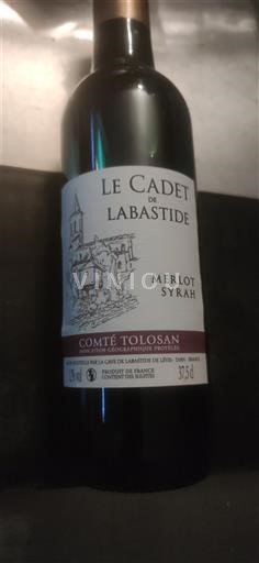 Sud-Ouest Comté tolosan La Cave de Labastide de Levis Le Cadet de Labastide Non Millésimé