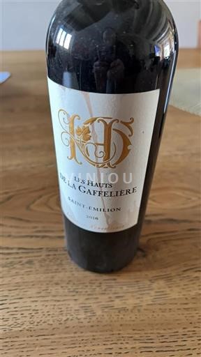 Bordeaux Saint-Émilion Les Hauts de la Gaffelière 2016