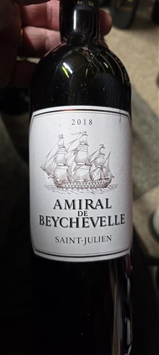 Bordeaux Saint-Julien Château Beychevelle Amiral de Beychevelle 2018