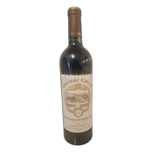 Bordeaux Saint-Émilion Grand Cru Château Cantin 2018