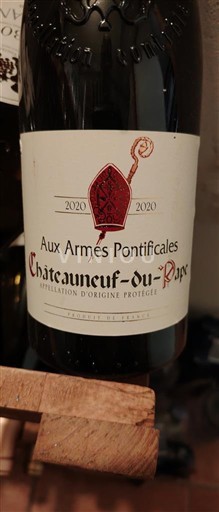 Valle del Ródano Châteauneuf-du-Pape. Aux Armes Pontificales 2020