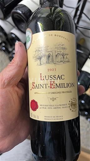 Bordeaux Lussac-Saint-Émilion Inconnu 2021