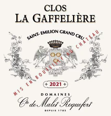 Bordeaux Saint-Émilion Grand Cru Clos La Gaffelière 2ème Vin du Ch. La Gaffelière GC Classé 2021