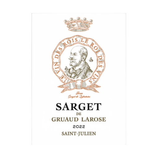 Bordeaux Saint-Julien Château Sarget de Gruaud-Larose 2ème vin de Château Gruaud Larose 2018