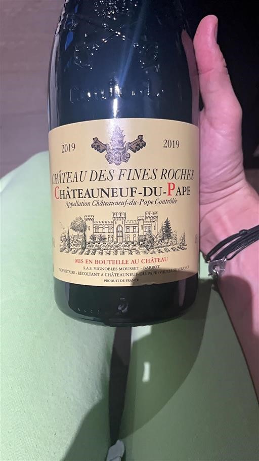 Rhônetal Châteauneuf-du-Pape Château des Fines Roches 2019