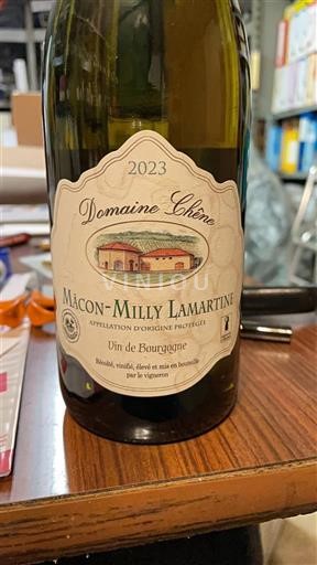 Burgundi Mâcon ja Mâcon-kylät Domaine Chêne Mâcon-Milly-Lamartine 2023