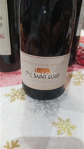 Langvedok Pic-saint-loup Sainte Lucie d'Euzet Neleten.