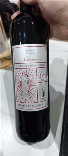 Provence Coteaux de Aix-en-Provence Château Calissanne Hommage à la Bonne Mère 2023