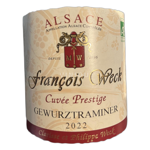 Alsazia Gewürztraminer Domaine François Weck Prestige 2022