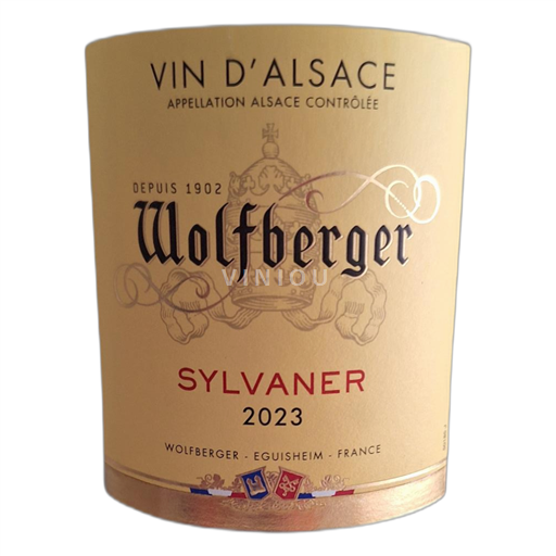 Alsasko Sylvánské zelené Wolfberger Sylvaner 2023