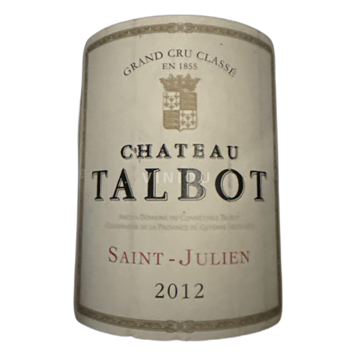 Bordeaux Saint-Julien Château Talbot 2012