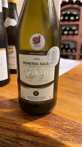 Vinos Blanc sec Jean-Claude Leclerc 2022 Francia Valle del Loira Menetou-Salon AOC