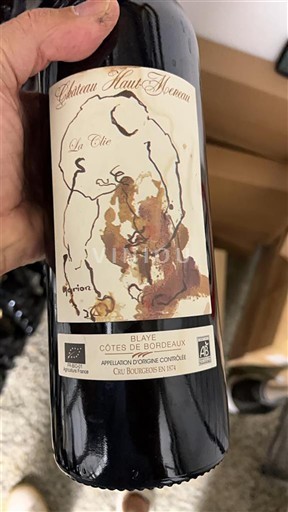 Burdeos Blaye-Côtes de Burdeos Château Haut-Meneau La Clé Sin añada