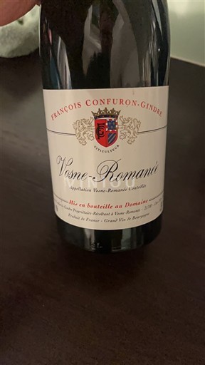 Bourgogne Vosne-romanée François Confuron-Gindre 2016