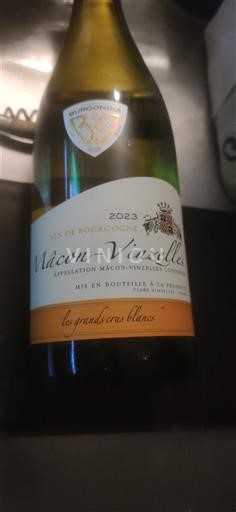 Burgundi Mâcon ja Mâcon-kylät La Fontvin Les Grands Crus Blancs 2023