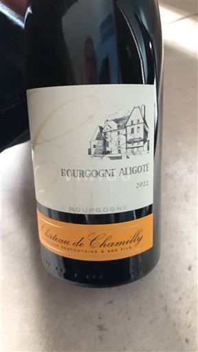 Borgoña Borgoña-Aligoté Château Chamilly 2022