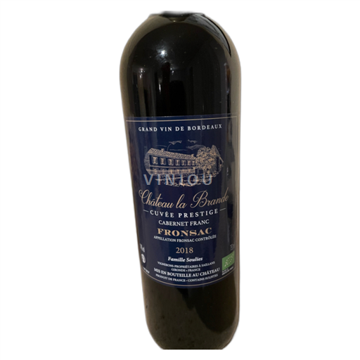 Bordeaux Fronsac Château La Brande Cuvée Prestige . Cabernet Franc 2018