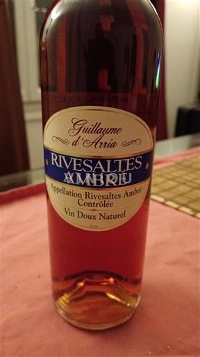 Roussillon Không được chỉ định Guillaume Arria Vin doux naturel Không niên vụ