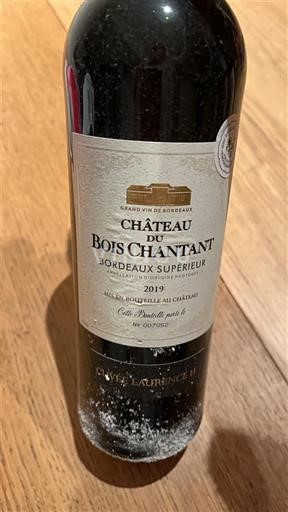 Bordeaux Bordeaux superiore Château Bois Chantant Laurence H 2019