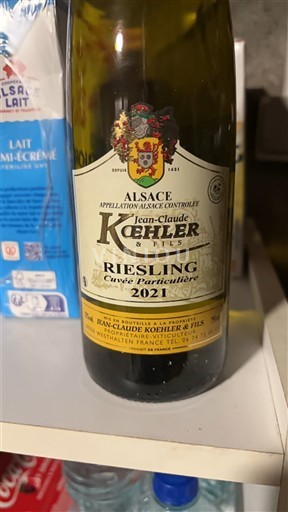 Alsace Jean-Claude Koehler & Fils Particulière 2021
