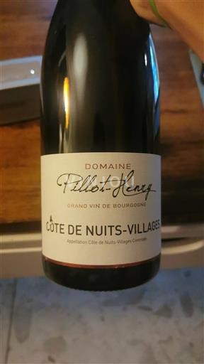 Bourgogne Côte de nuits villages Domaine Pillot-Henry 2021