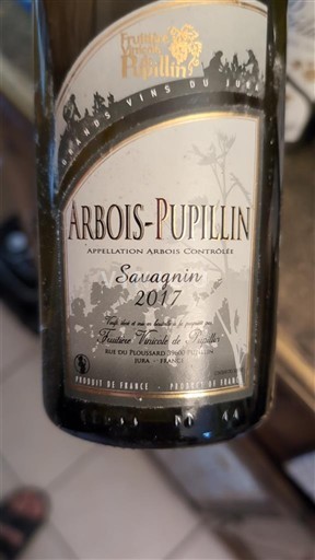 Jura Ospecificerad Fruitière Vinicole de Pupillin Savagnin 2017