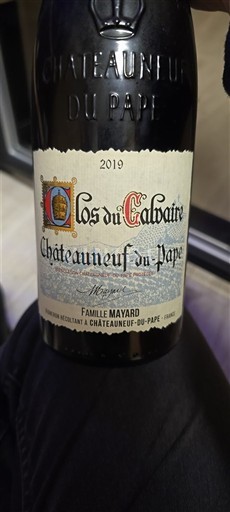 Rhônen laakso Châteauneuf-du-Pape Clos du Calvaire 2019