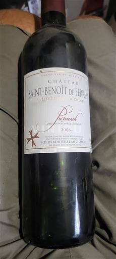 Bordéus Pomerol Château Saint Benoît de Ferrand 2008