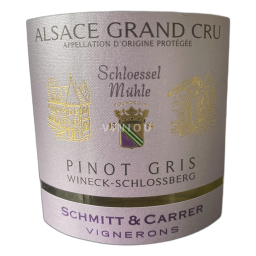 Alsacia Pinot gris Schmitt & Carrer Schloessel muhle 2019