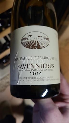 Valea Loarei Savennières Château Chamboureau 2014