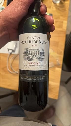 Bordéus Médoc Château Moulin de Brion 2019