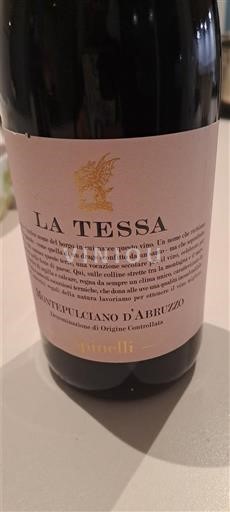 Abruzzo Wines Montepulciano d'Abruzzo Tenuta I Fauri La Tessa 2023