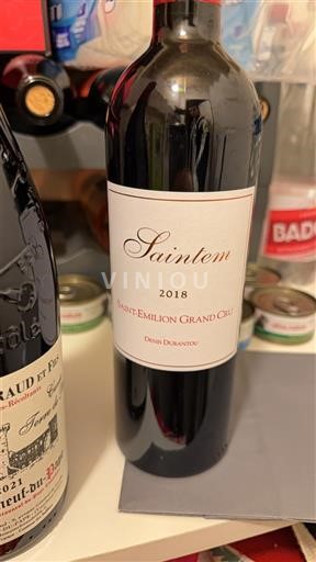 Bordeaux Saint-Émilion Grand Cru Denis Durantou Saintem 2018