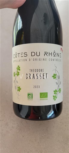 Рона долина Кот дю Рон Théodore Grasset 2023