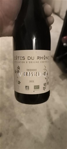 Rhônedalen Côtes-du-rhône Théodore Grasset 2023