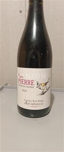 Valle del Rodano Côtes-du-Rhône Château Saint-Pierre Escarvaillac Saint Pierre 2020
