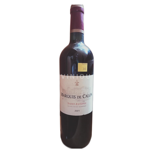 Bordeaux Saint-Estèphe Calon Segur Marquis de Calon 2005