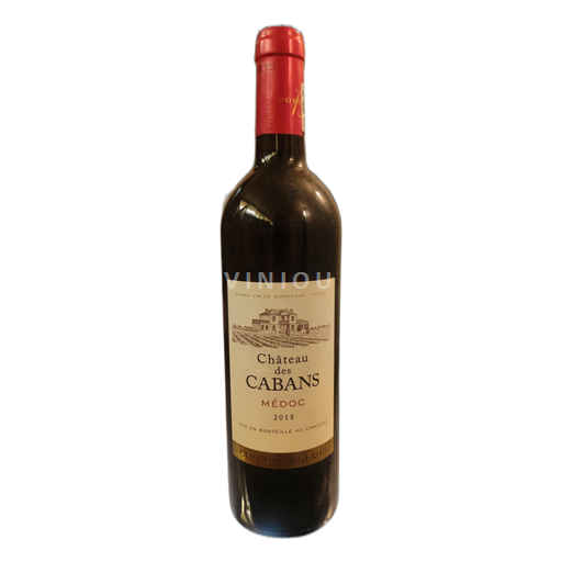 Bordeaux Médoc Château Des Cabans 2018
