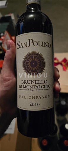 Tuscan Wines Brunello di Montalcino San Polino Helichrysum 2016