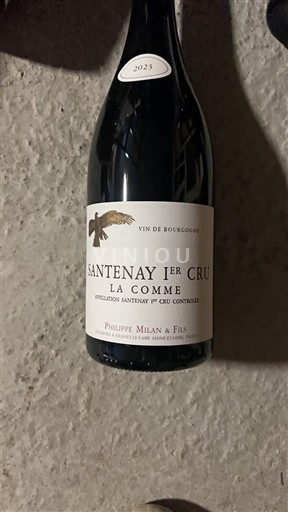Bourgogne Santenay Premier Cru Philippe Milan & Fils La Comme 2023