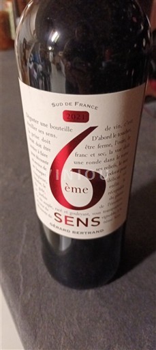 Languedoc-Roussillon Pays d'Oc Gérard bertrand 6ème sens 2021