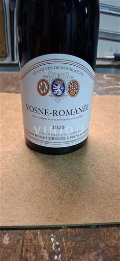 Burgundsko Vosne-romanée Domaine Robert Sirugue / 2020
