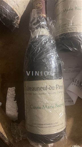 Valea Ronului Châteauneuf-du-Pape Henri Bonneau Marie Beurrier 2010