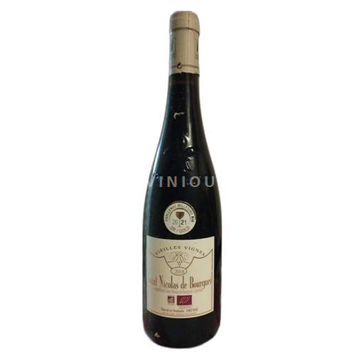 Loirevallei Saint-Nicolas-De-Bourgueil David et Nathalie Drussé Vieilles Vignes 2018